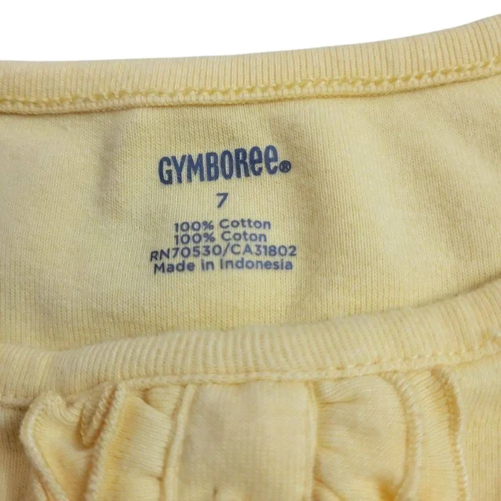 Gymboree yellow shirt 7